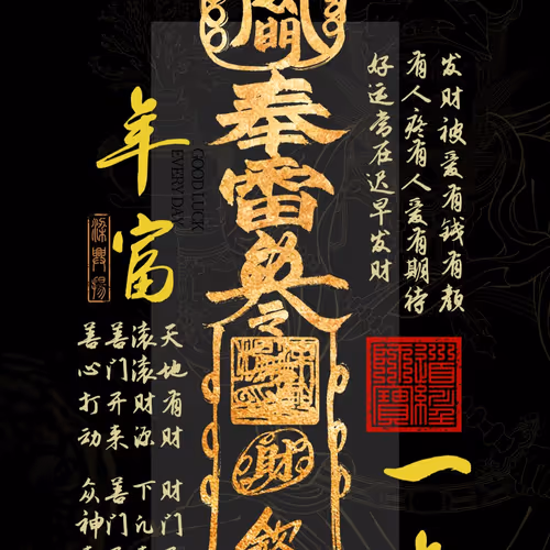 年富一年偏财壁纸！让你一年比一年更富裕！Credits to @Liangxingyang