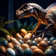 Dinosaur with Eggs 07