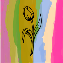 Rainbow Rose
