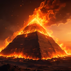 Pyramid volcano