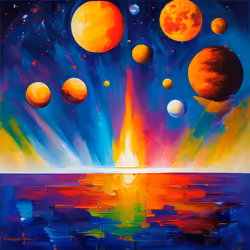 olpntng-style-a-collection-of-nft-about-astronomical-objects--celestial-bodies-oil-painting-hea-379883940