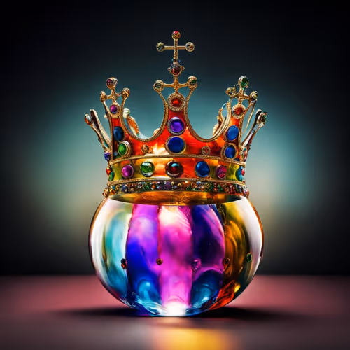 King of Rainbow Glass Zorbs
