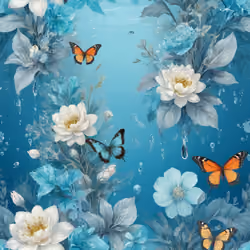 Beautiful Things in Tealblue No.1