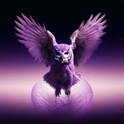 Fluttering Owl