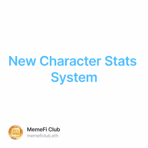 New Character Stats System 119