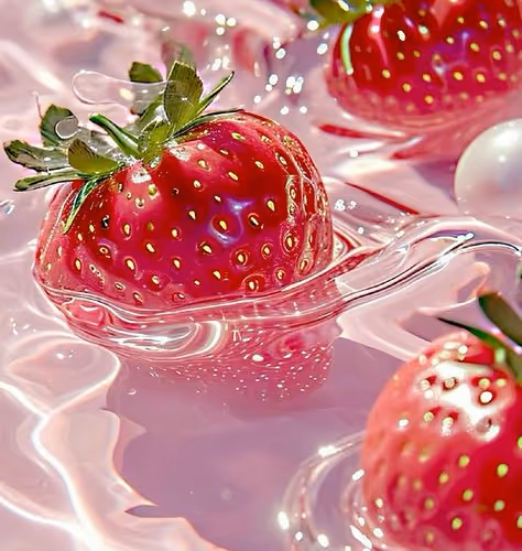 juicy strawberries
