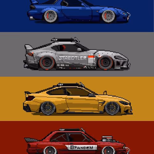 Car Pixel Collection