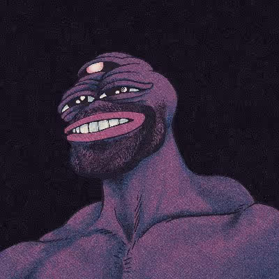 I imagine everything is purple