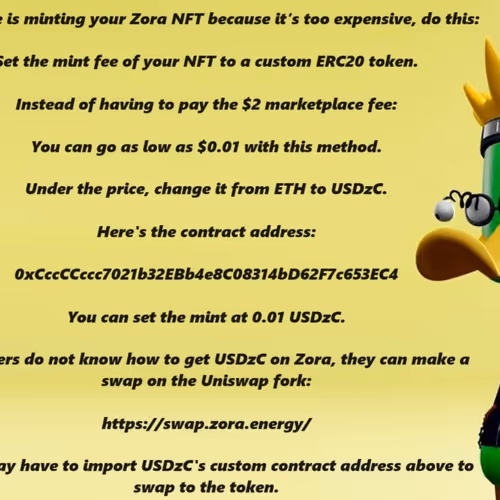 The secret to getting more Zora NFT mints