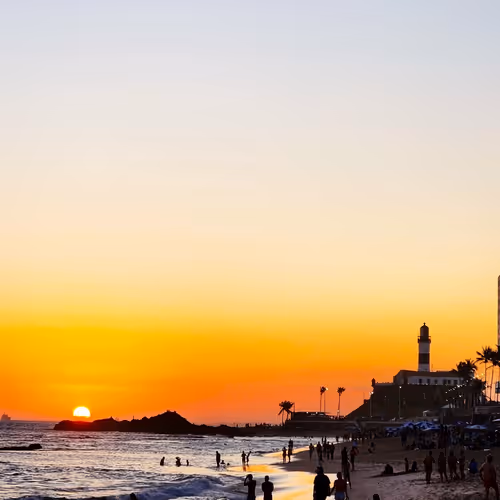 Sunset Salvador Bahia Brazil