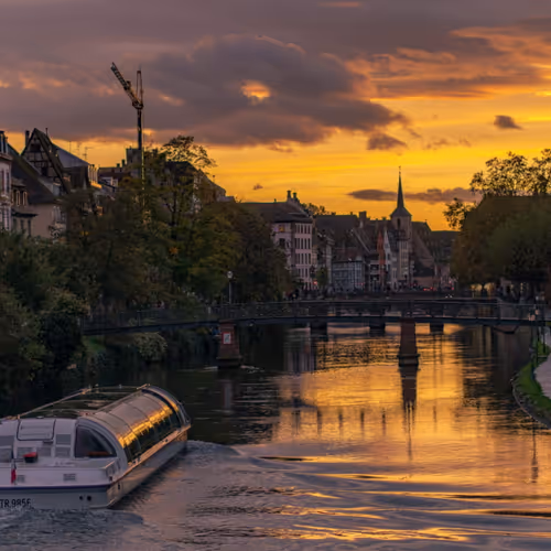 Sunset in Strasbourg