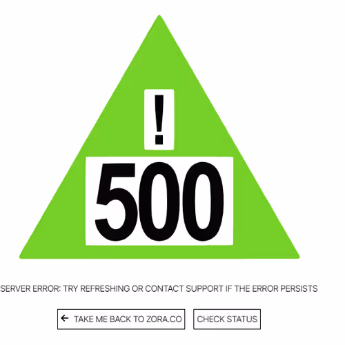 ZORA SERVER ERROR