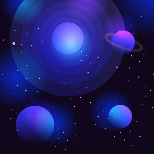 The girl in the cosmos