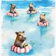 Capybara summer☀️