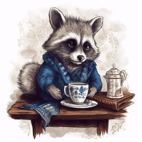 May a soulful raccoon find its way into your pocket
