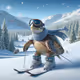 skier turtle 3