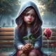 Flower seller girl