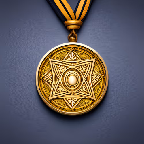 a lucky medal