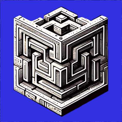 Hypercube, mazes and colors