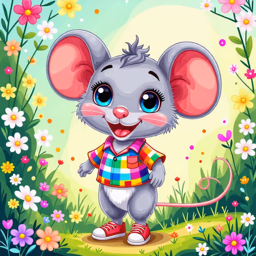 かわいい　ねずみ