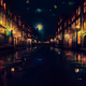 Buildings at night