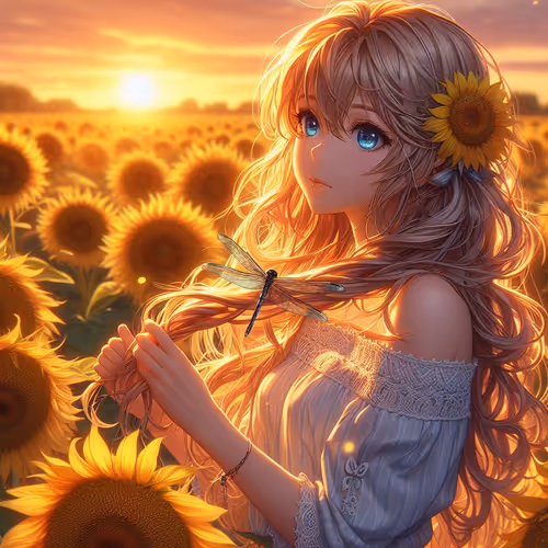 Wavy hair