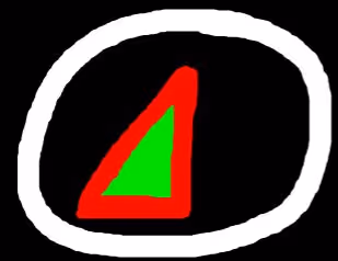 Круг в треугольнике