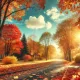 beautiful autumn day