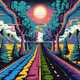 Trippy road