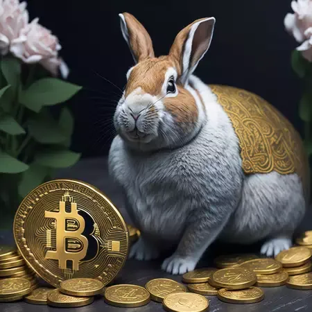 Happy Rabbit with BTC