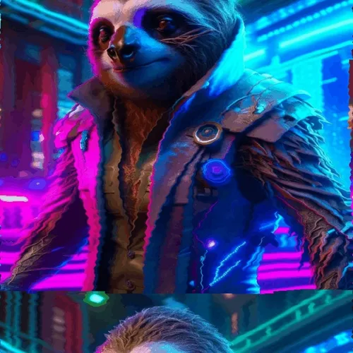 Сyberpunk Sloth