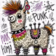Punk Llama: Rebel in Wool