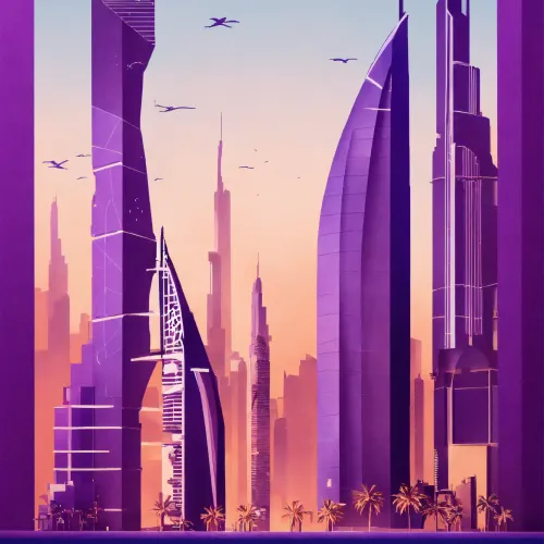 Purple city