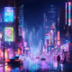 Cyberpunk Night Echoes