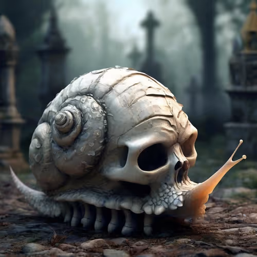Skull snail