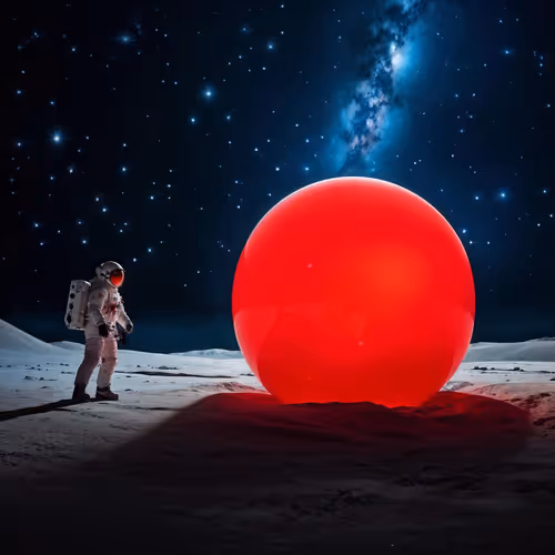 the red ball