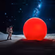 the red ball