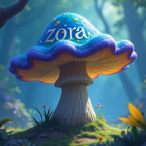 multicolored mushroom
