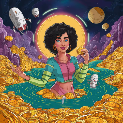 Hana drowned in wealth