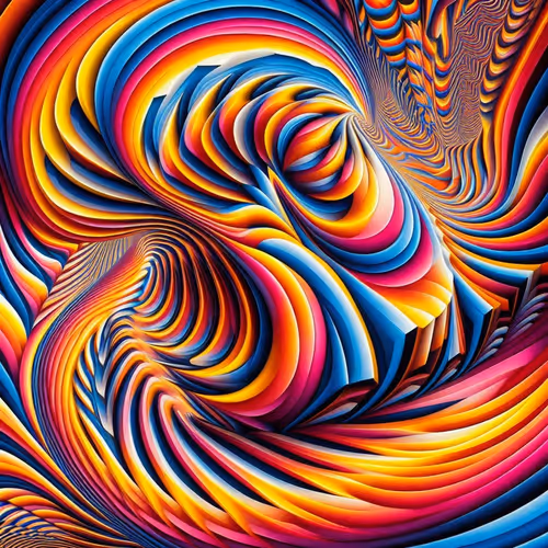 Hypnotic designs.