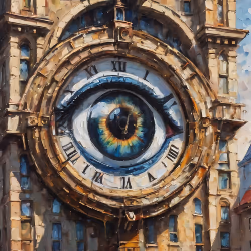A clock tower