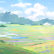 Vibrant Meadow Landscape