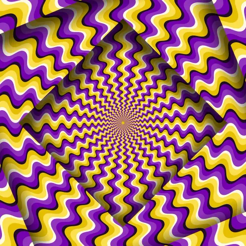 Eerie optical illusion