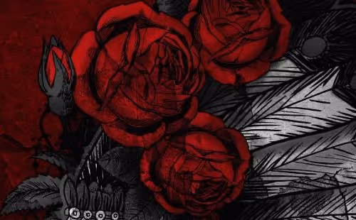 Blood roses
