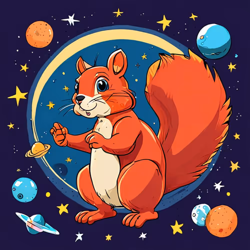 squirrel in space