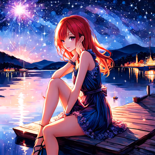 A tranquil summer night
