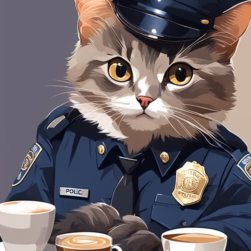 CoffeeCat-Police