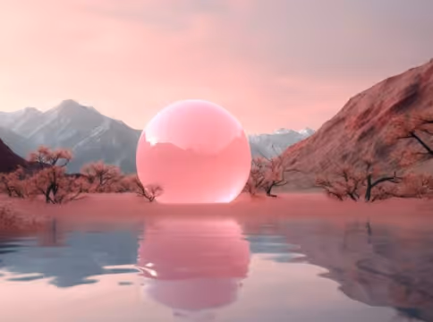 pink bubble
