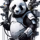 panda robot - enjoing for
