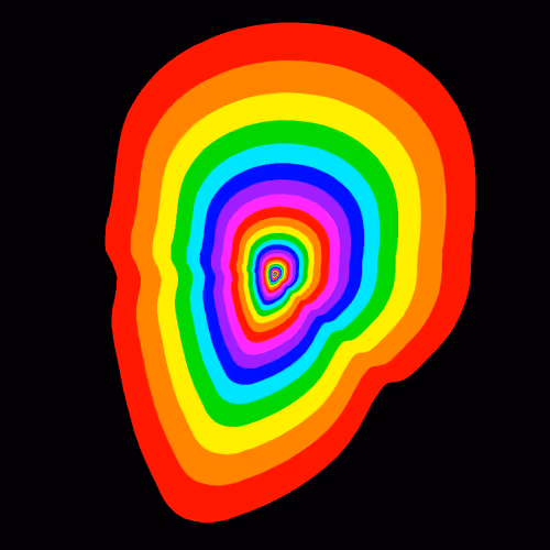 Rainbow Skull